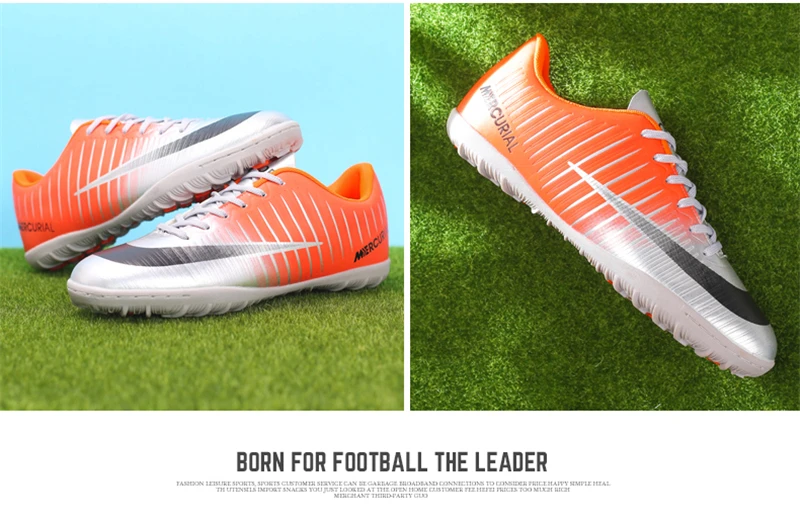 HUMTTO Soccer Shoes Men Outdoor Non Slip Football Sport Shoes Male Professional Cleats Lightweight Futsal Athletic Soccer Shoes