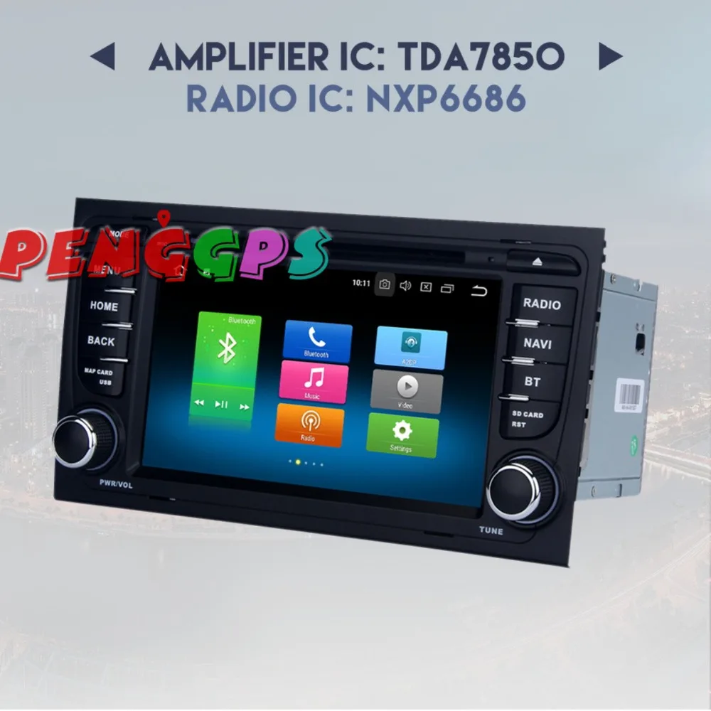8 core 4 Гб Оперативная память Android8.0 автомобильный DVD плеер gps навигации для Audi A4 S4 RS4