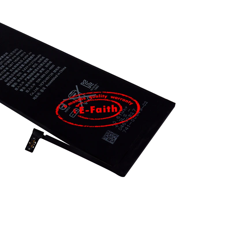 Новые 100% e вера телефон Батарея для iphone 6S Плюс Реальная Ёмкость 2750 мАч с машины