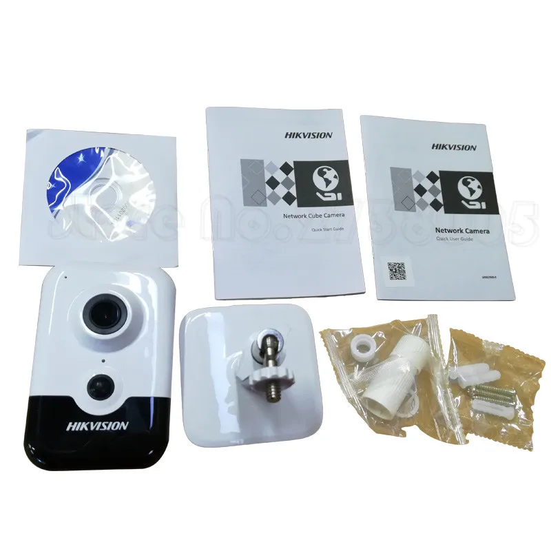 HIKVISION DS-2CD2435FWD-IW 3MP инфракрасный cube камера Встроенный микрофон H.265 мини