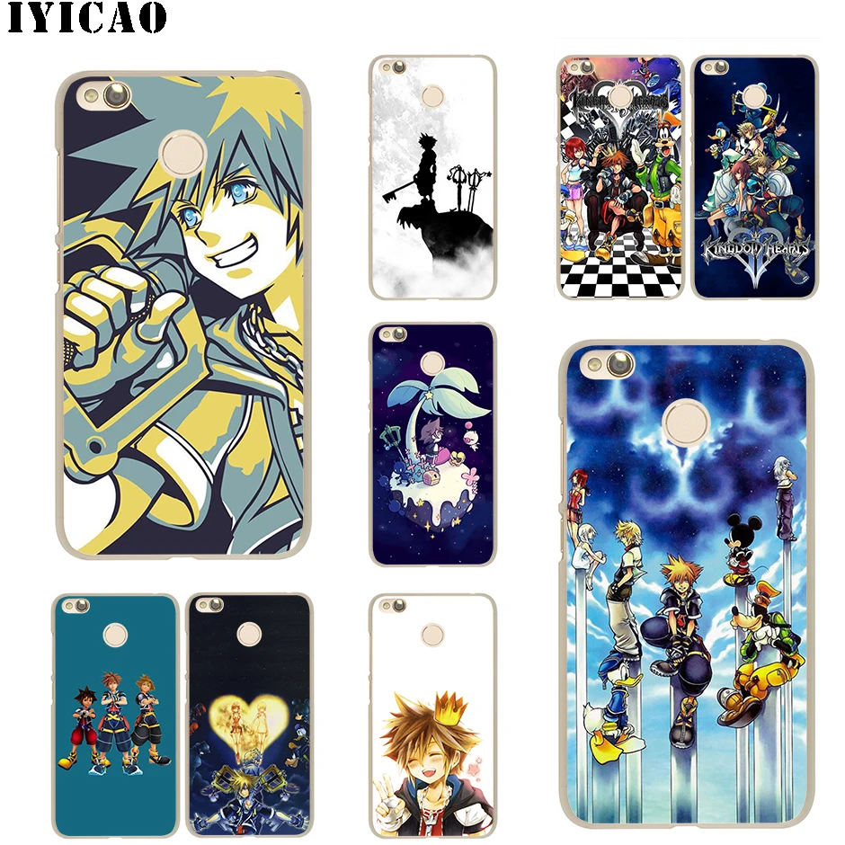 IYICAO Anime Kingdom Hearts Hard для Xiaomi Mi 5 5S 6 9 8 A2 Lite 5X Mix 2S F1 SE MAX 3 9T A3 Pro CC9E Redmi Note Pro|Чехлы-накладки|
