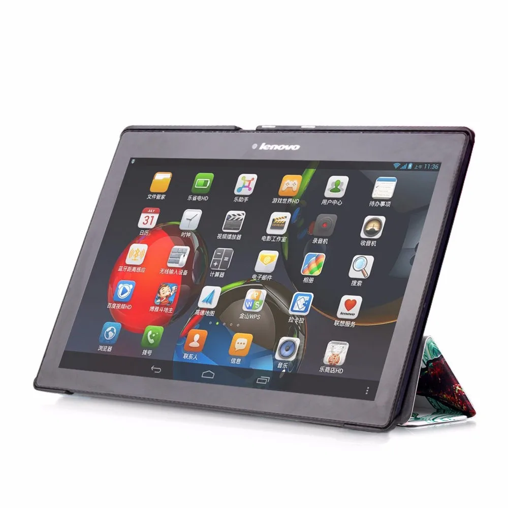 Tab 2 A10 30 цветной кожаный чехол с принтом для lenovo Tab 2 A10-70 A10-30 X30F X30L планшет 10,1 дюймов Магнитный умный чехол-книжка