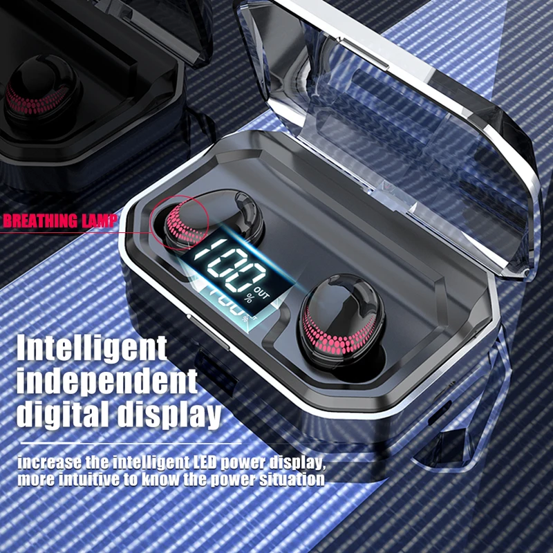 Bluetooth-гарнитура X10 TWS водонепроницаемая 3000 мА · ч | Электроника