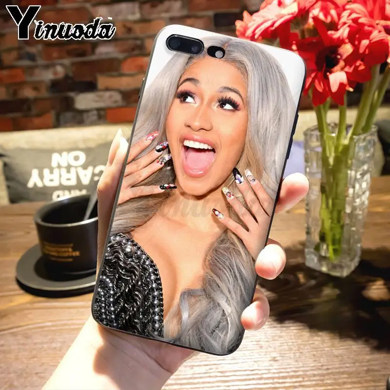 Чехол Yinuoda Cardi B с геометрическим рисунком Лидер продаж Модный Роскошный чехол для