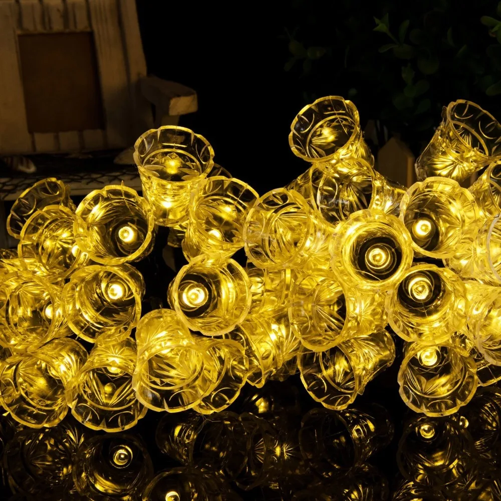 LumiParty светодиодные Солнечные сказочные гирлянды солнечные наружные