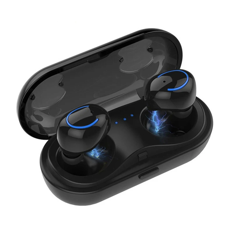 Q18 TWS Bluetooth Earphone Double Stereo bass Earbuds Wireless Headset Handsfree For IPhone Call PC Pad Xiaomi | Электроника