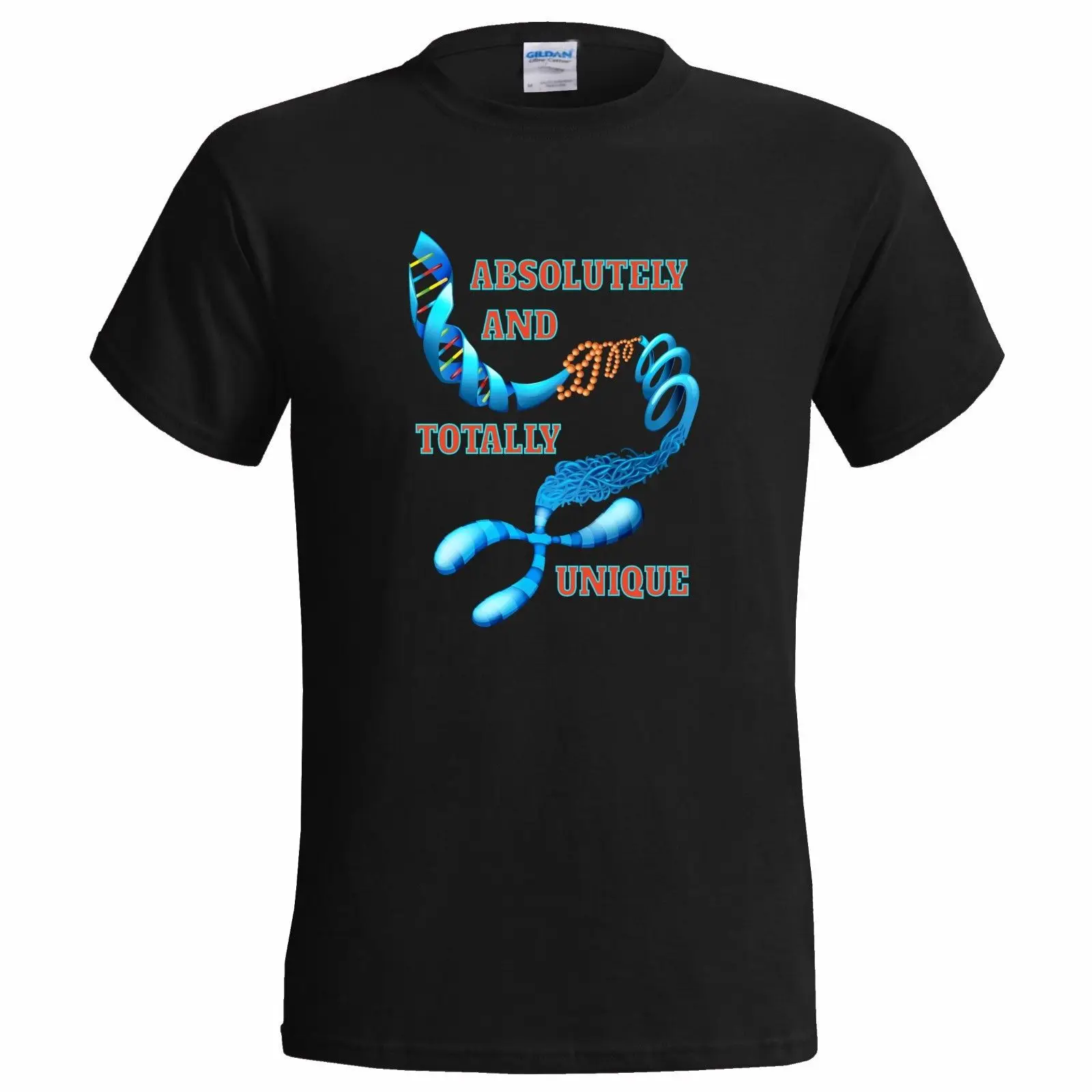 Абсолютно уникальный ДНК Для мужчин S футболка учитель информатики любовь