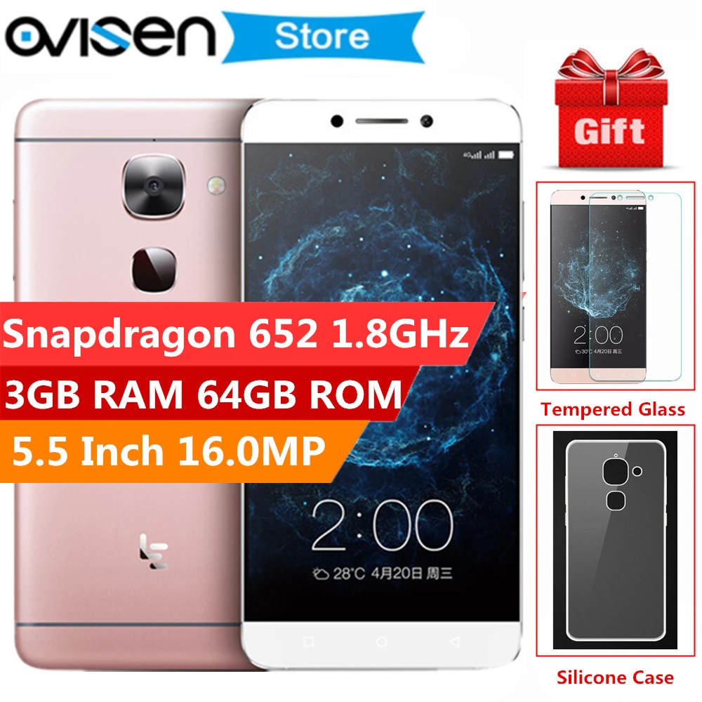 LeEco Letv Le 2X520X526 S3 S522 мировой смартфон 5 дюймов Snapdragon 652 Восьмиядерный 3 ГБ 32 ГБ/64 3000