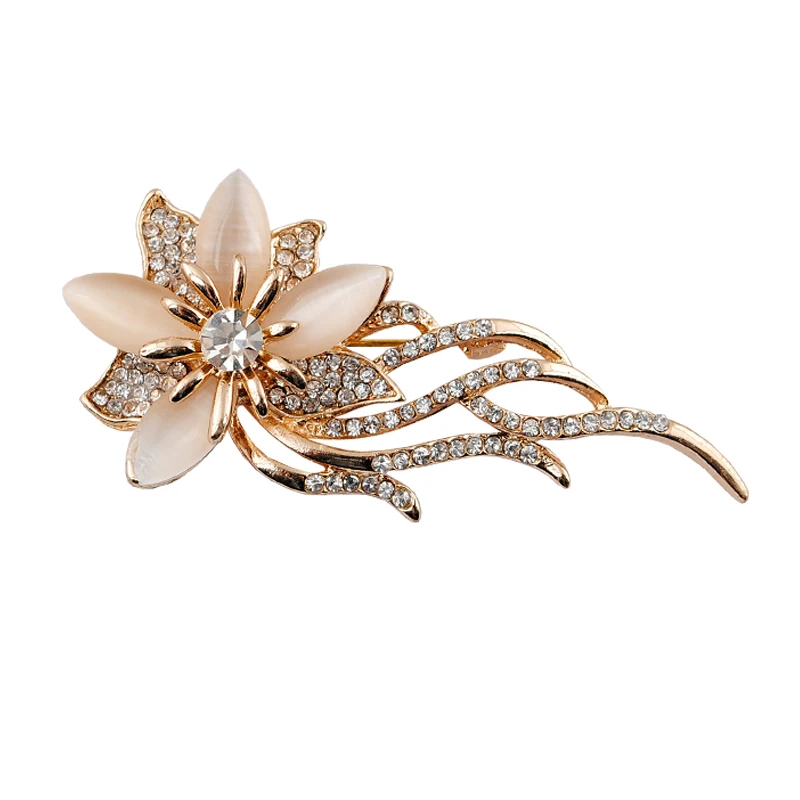 Брендовые дизайнерские большие броши в форме цветка для женщин элегантные