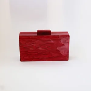 pearl red 18 cm Акриловые сумки для женщин пляжная летняя небольшая акриловая коробка клатч женский кошелек мешок основной Bolsas сумка мессенджер акриловый кошелек - Цвет: pearl red 18 cm