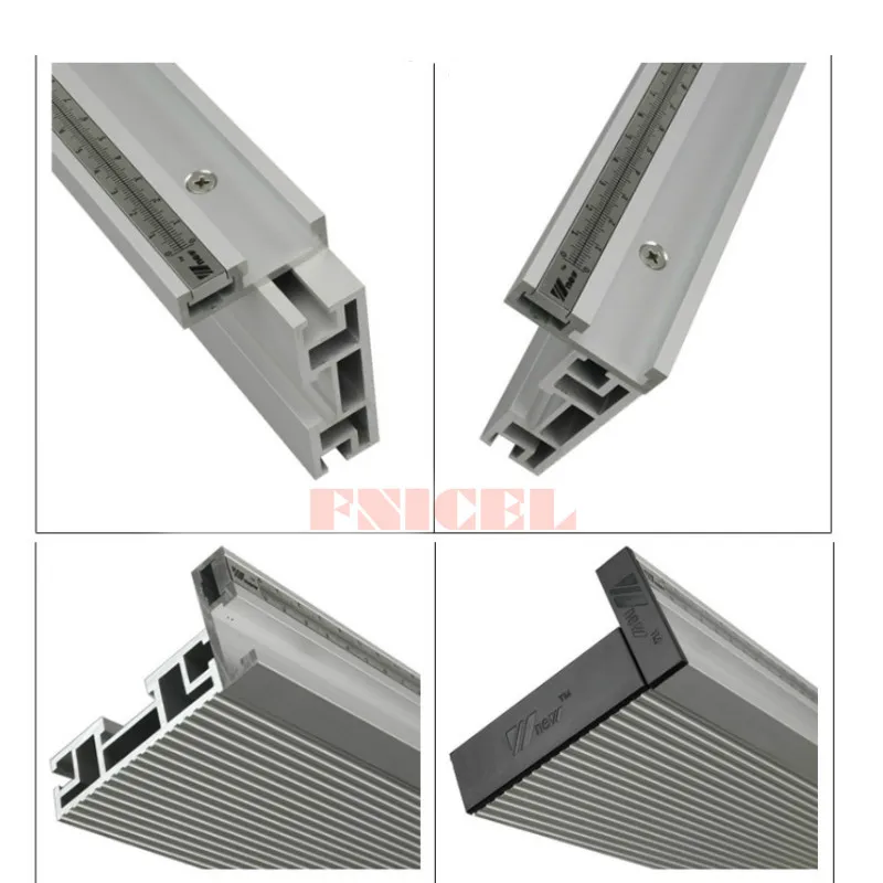 450 мм/600 мм/800 мм торцовочный алюминиевый забор с флип стоп профиль 70 высота Т трек