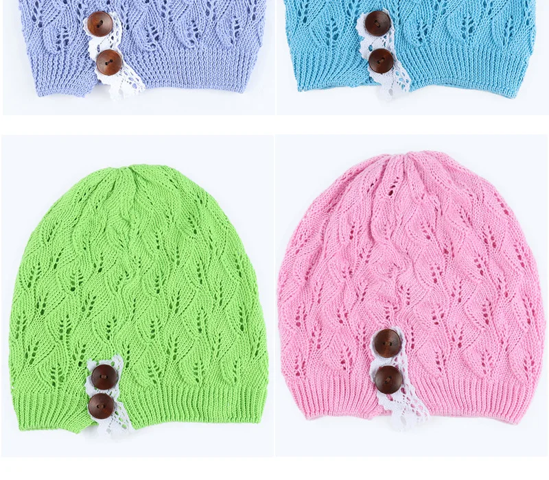 Новинка, вязаная шапка Gorros, женская шапка, листья, кружево, пуговица, шерсть, теплые шапки, берет, хеджирующая шапка, зимняя шапка, женская шапочка