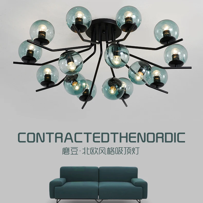 Современная Подвесная лампа светодиодная столовая кровать спальня фойе круглый