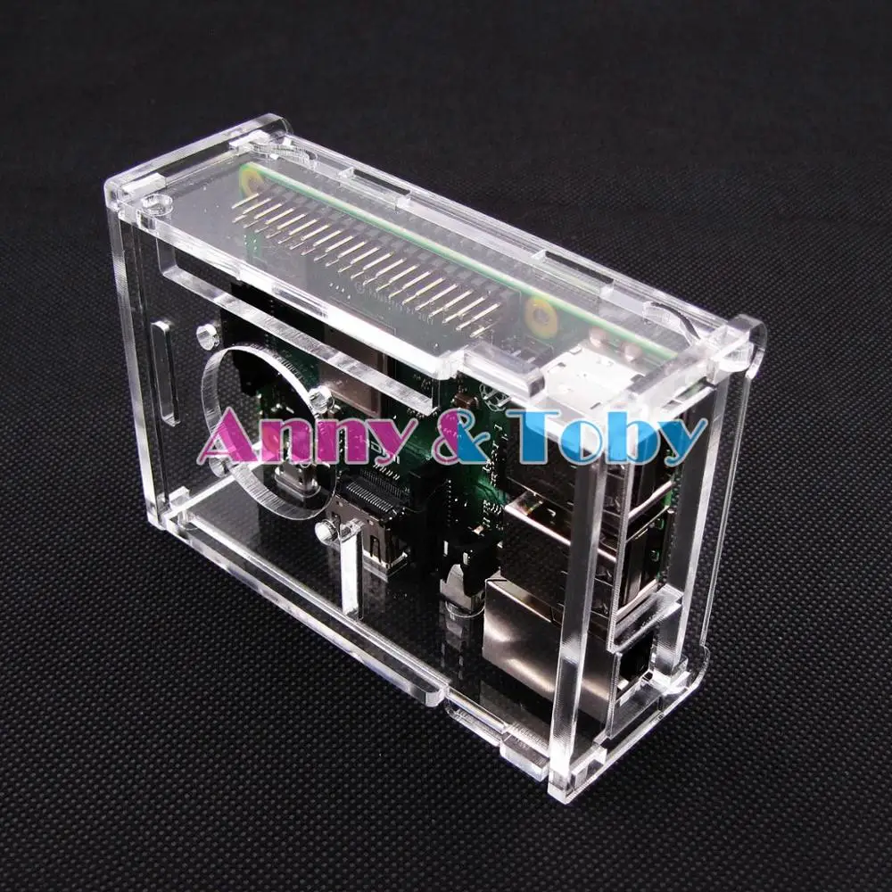 Модель B21 :Raspberry PI 3B + plus прозрачный акриловый чехол корпус из АБС-пластика для Ras pi 2