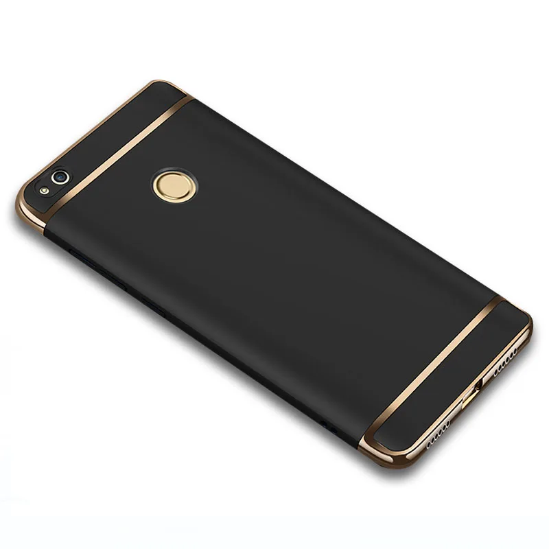 SemgCeKen luxury ShockProof case For huawei p8 honor 8 p9 lite 2017 gr3 phone back armor 3d plating matte hard coque cover etui |