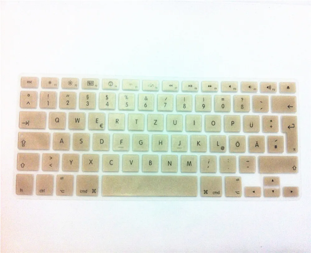 Ослепляющий цветной чехол с клавиатурой для macbook air/pro retina 13 3 15 4 в немецкой версии