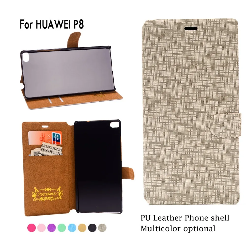 Кожаный чехол бумажник для Huawei P6 P7 P8 Mini G7 Mate7 Y550 Y635 Y5C Y541 чехлы сотовых телефонов