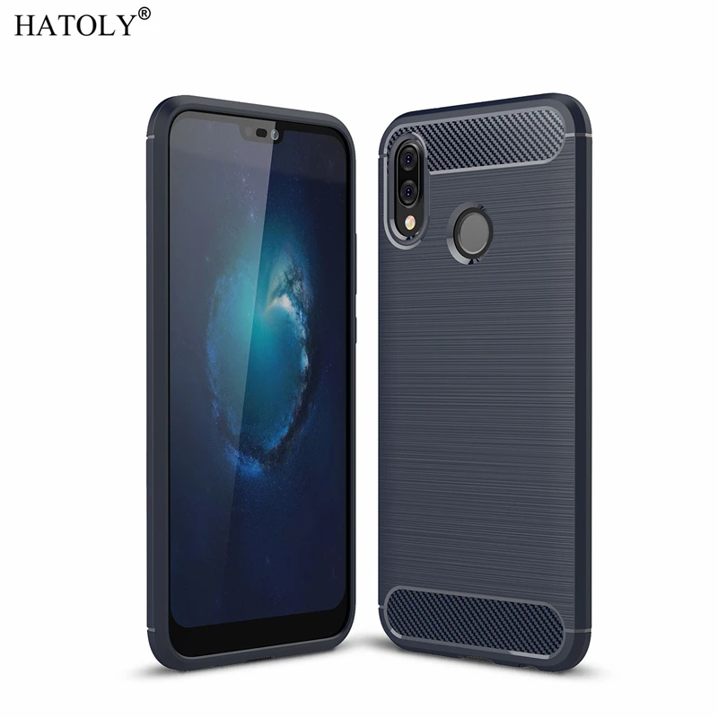 HATOLY Cover Huawei Nova 3E Case Phone Bag Soft Silicone Rubber for | Мобильные телефоны и аксессуары