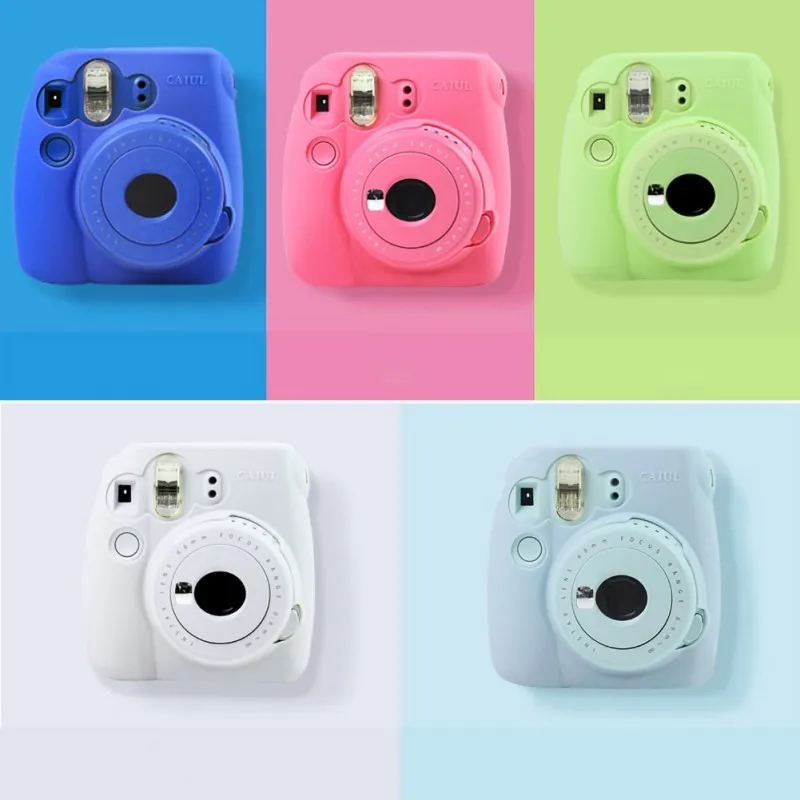 Чехол для камеры Polaroid Mini9 mini8 новый милый силиконовый чехол желеобразного цвета