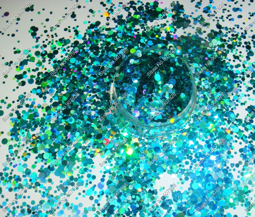 RMX-0702Микс Круглый нейл-арт Глиттер Точка Пайетка дизайн порошок для гель-лака мейк-ап декорации на.