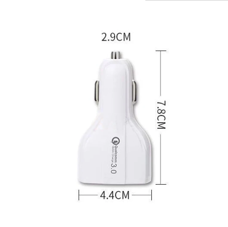 Автомобильное зарядное устройство quick charge 3 0 type-c для samsung s9 QC3.0 быстрое 3USB телефона