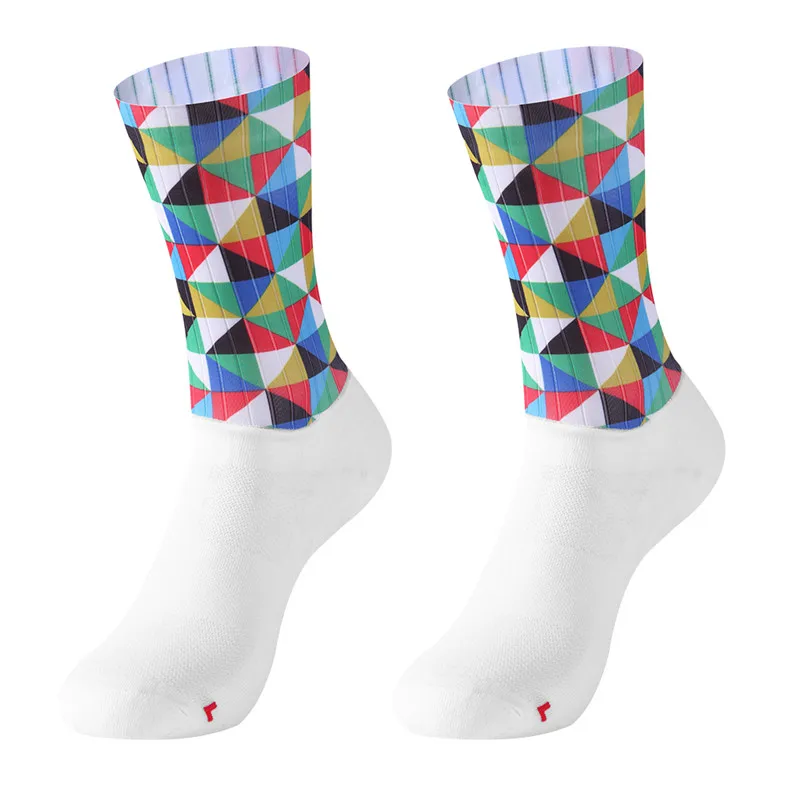 Высокое качество Новые Нескользящие велосипедные носки для мужчин и женщин Интегральные литье высокотехнологичный велосипед Носок компрессионный велосипед Открытый Runni sk19