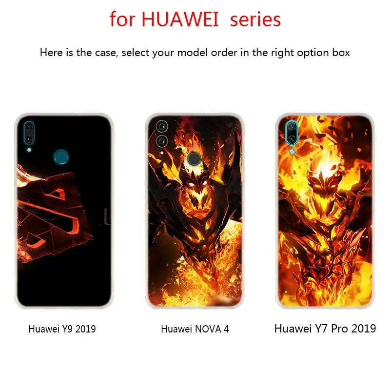Чехлы для телефона Shadow Fiend Dota 2 Huawei Mate 30 20 10 Lite Pro мягкий силиконовый чехол Y9 2019 2018 Nova