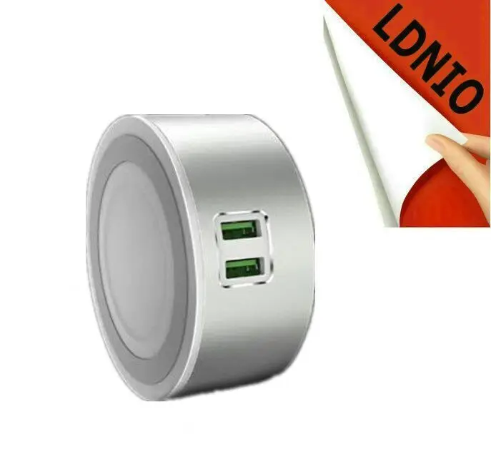 Оптовая продажа ЕС/США/Великобритания штекер датчик освещения 2USB зарядное