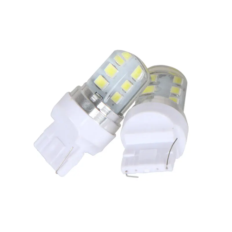 Оптовая продажа 7440 2835 12SMD автомобильный canbus светодиодный силикагелевый задний