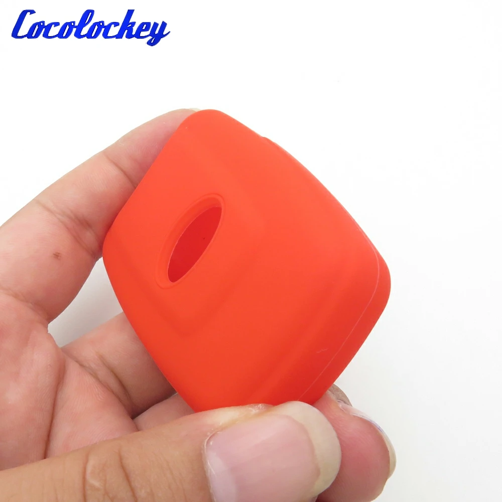 Cocolockey силиконовый резиновый автомобильный брелок чехол Чехол держатель для кожи