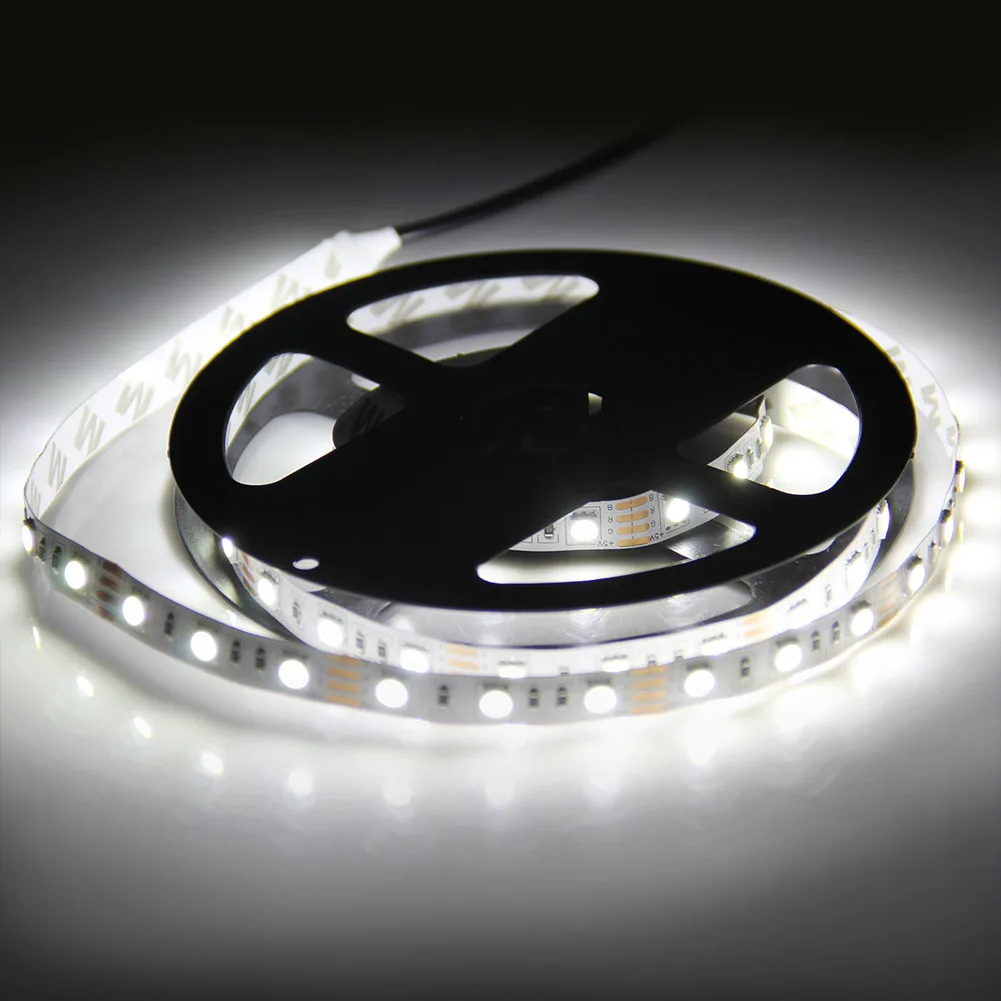 Светодиодная лента 5 в пост. Тока RGB USB кабель 5050SMD Рождественский гибкий ТВ фон 3