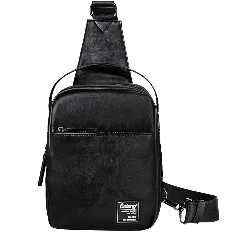 

LIELANG Chest bag men casual multi-function 2019 brand bag new fashion bag shoulder messenger men chest bag leather