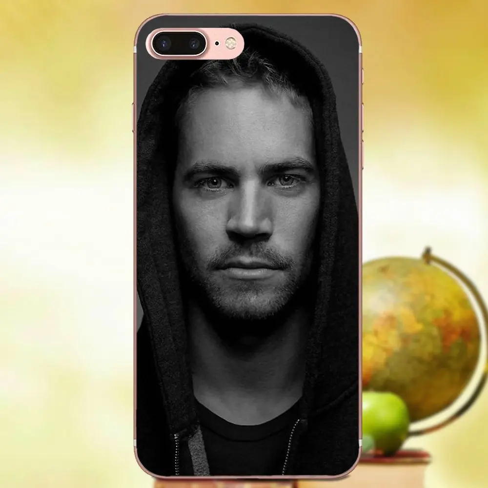 Быстрый и яростный 7 Paul Walker для Apple iPhone X XS Max XR 4 4S 5 5C 5S SE 6 6S 8 Plus Мягкий ТПУ чехол