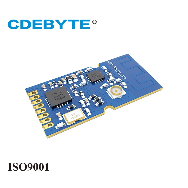E01 ML01SP2 большой радиус действия nRF24L01P 2 4 ГГц 100 мВт IPX печать антенна отверстия uhf