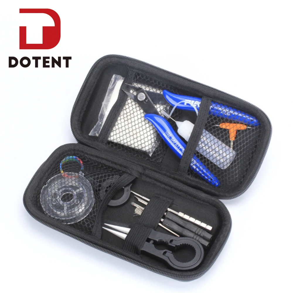 DOTENT Vape сумка для набора инструментов щипцы пинцет катушка нагревательной