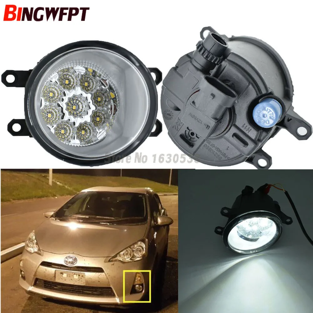 2 шт. Стайлинг автомобиля яркий светодиодный противотуманный фонарь белого и
