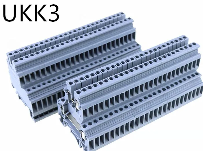 

50PCS UKK3 double terminal double lugs of flame retardant materials Connector