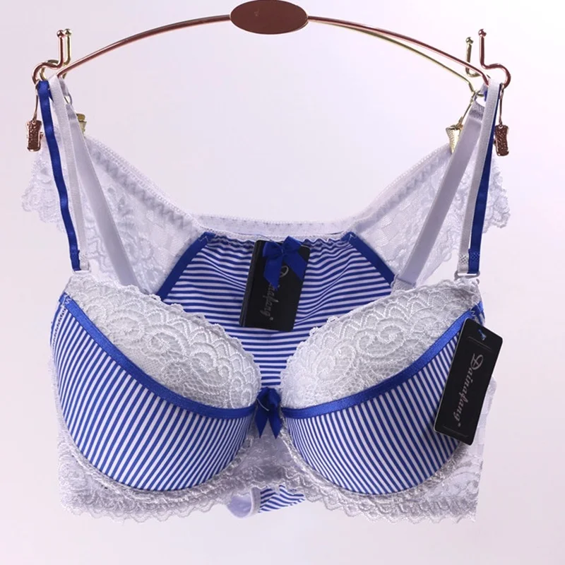 Royal blue Горячее предложение, новинка, сексуальное кружевное нижнее белье, бахрома, большой размер, вышитый цветной бюстгальтер, комплект, размер чашки 75B 80B 85B 90B 95BC 100BC, чашка 3/4, женское нижнее белье - Цвет: Royal blue