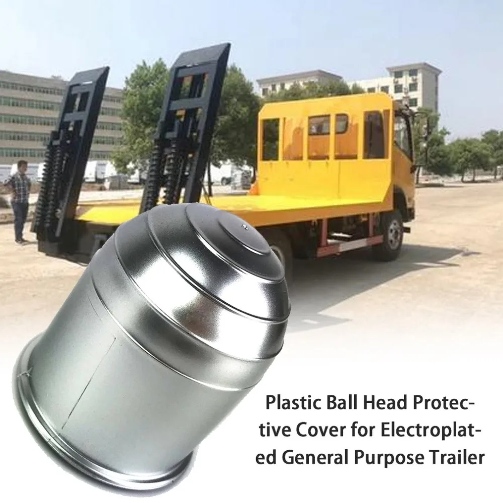 50mm New Vehicle Car Hitch Cover Chrome Plastic Tow Bar Ball Case Protect Electroplated plastic