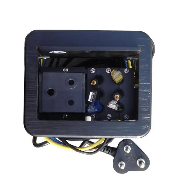 Блок подключения к конференц столу SA AC Power Outlet & HDMIx2/USBx1/RJ45x2/3.5mmx1 кабели настольная