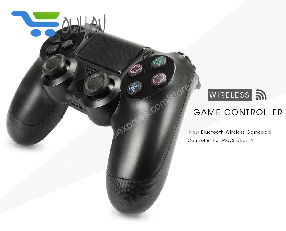 OWLLON Беспроводной контроллер для PS4 беспроводной пульт управления Bluetooth для Игровые приставки 4 Беспроводной Dual Shock Вибрационный джойстик