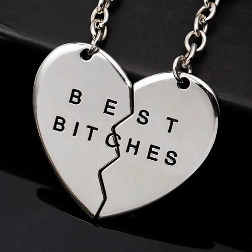 1 пара подвесок в форме сердца комплект брелков из двух частей лучшие битки