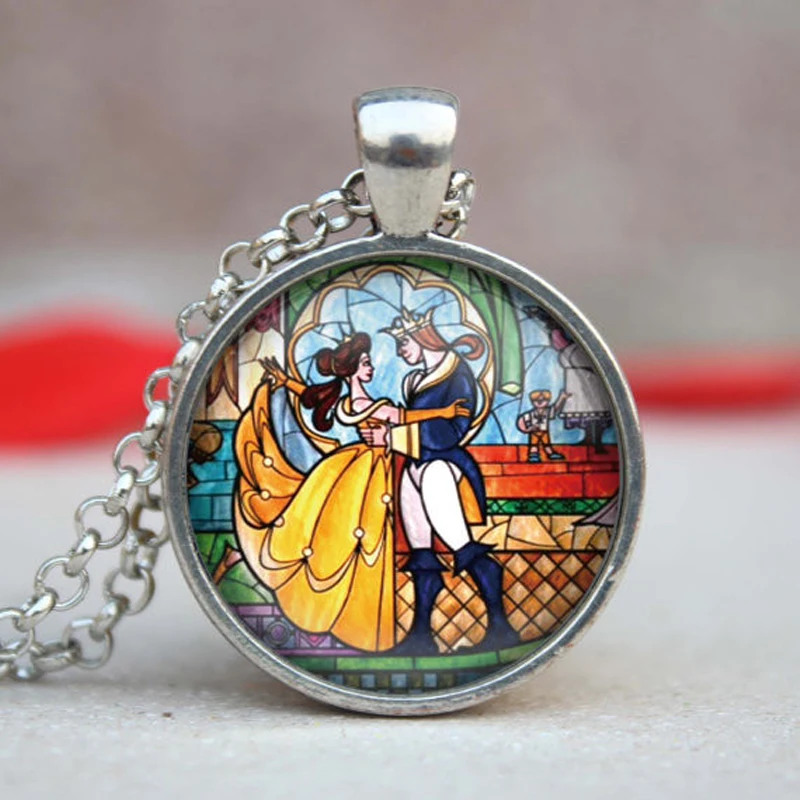 Красота и чудовище Collares красота Bijoux женская подвеска для лучших друзей|best friends