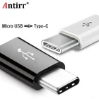 Кабель-переходник Antirr с Micro USB на Type C, адаптер для быстрой зарядки для Xiaomi Mi5, Mi6, HuaWei P9, P10, Letv, HTC, Samsung, letv 2
