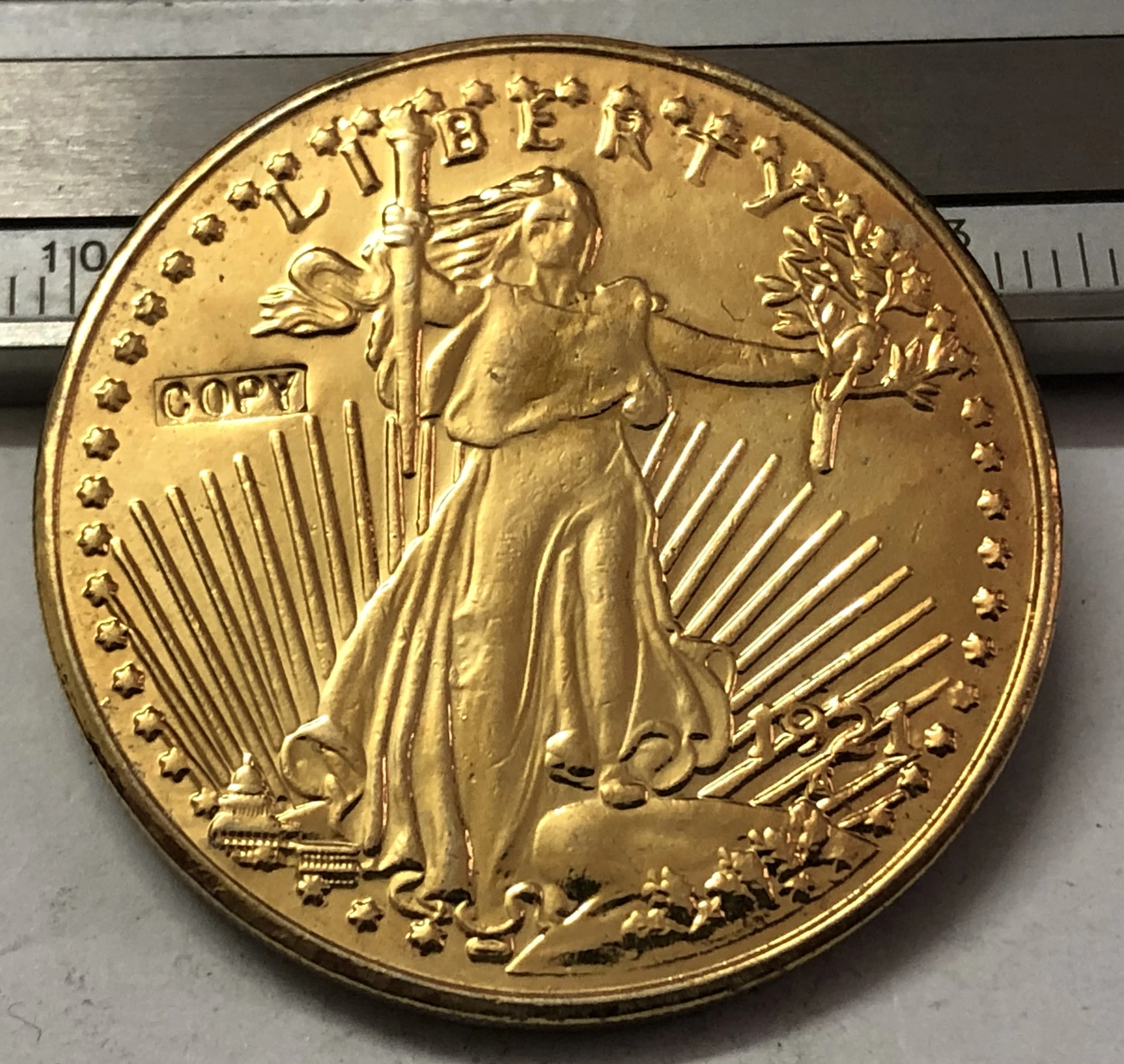 Точная копия монеты 1921 $ США | Дом и сад