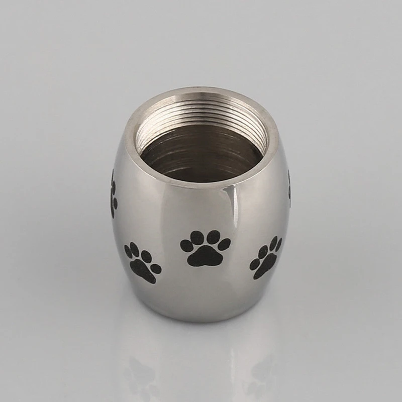 Нержавеющая сталь мини урны для домашних животных кошка собачья лапа и сердце
