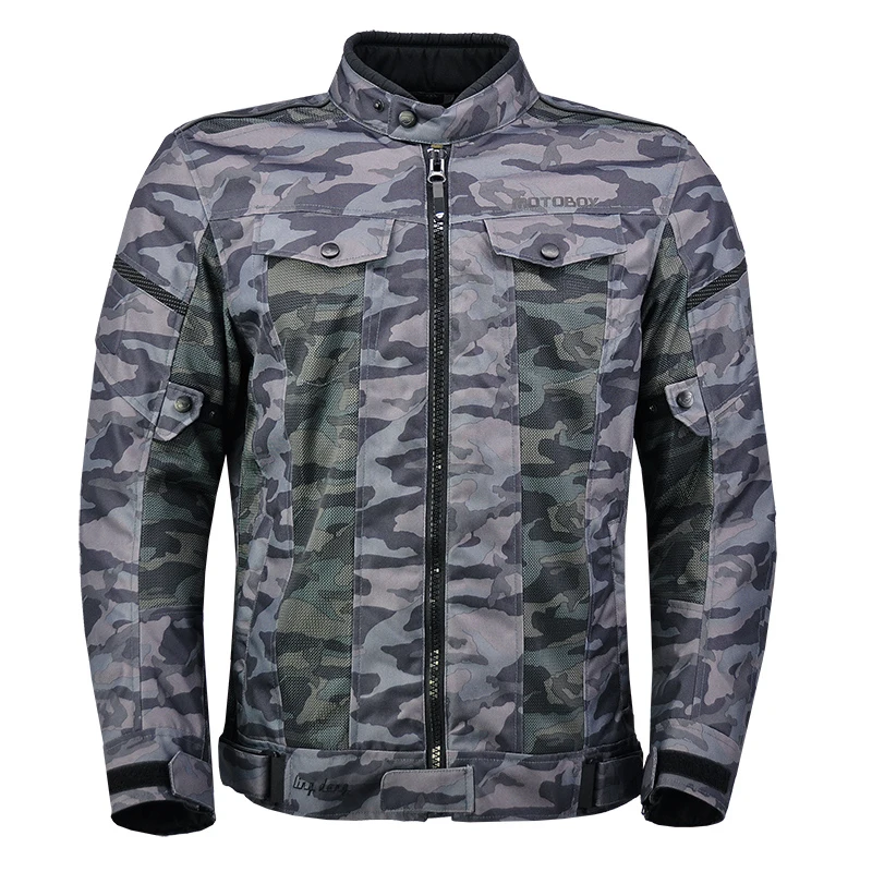 Мужская зимняя мотоциклетная куртка MOTOBOY модная камуфляжная водонепроницаемая