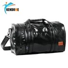 Популярная большая спортивная сумка из искусственной кожи для тренировок и фитнеса, спортивная сумка для мужчин и женщин, сумка для путешествий, Портативная сумка через плечо