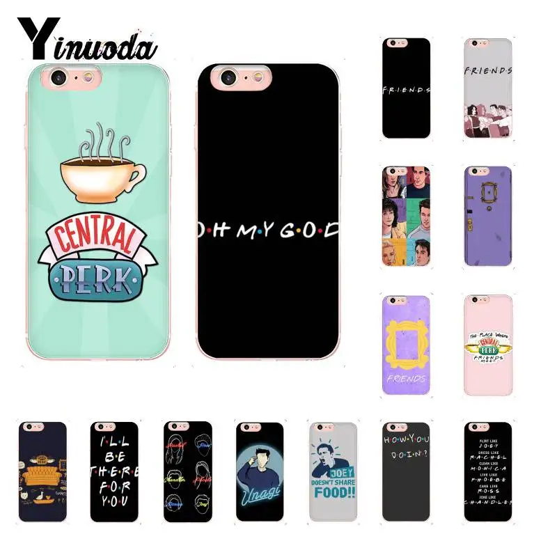 Yinuoda центральный Perk кофе друзья ТВ шоу Телефон чехол для iPhone 6S 6plus 7plus 8 8Plus X Xs MAX 5 5S XR