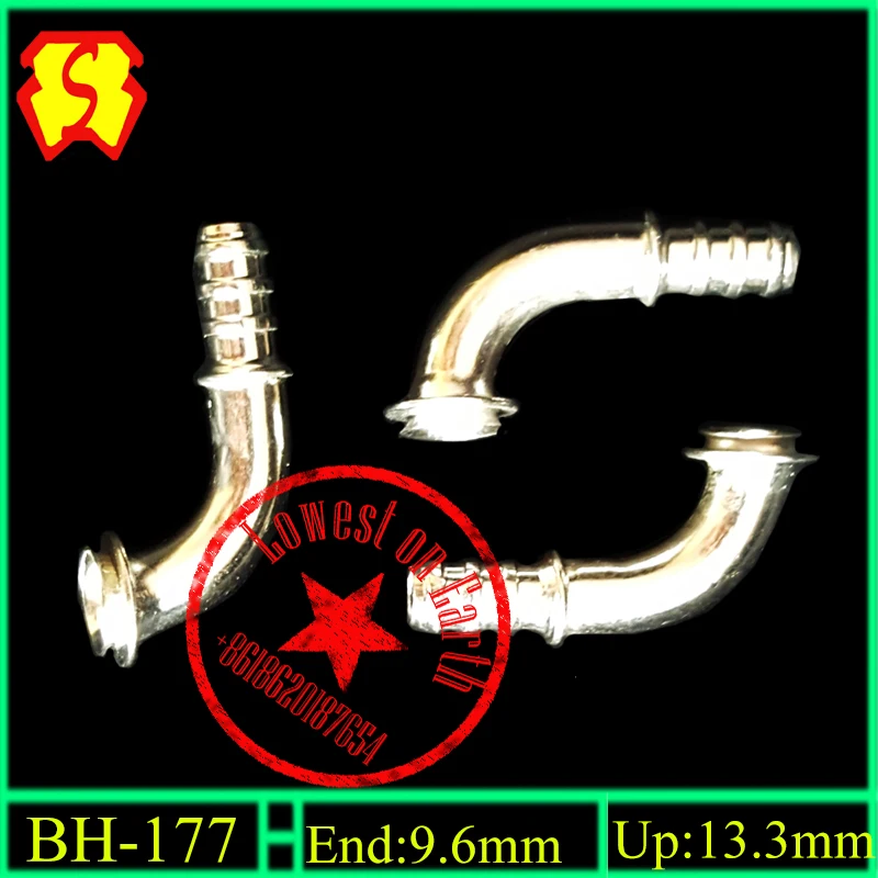 Угловой соединитель для труб бронзовый Соединитель с никелированным покрытием